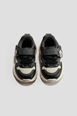 Sneakers color block - Vert kaki/Mickey — photo 3