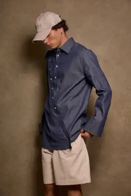 La Double Chemise Jean — photo 2