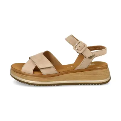 Sandales Gabor 62.741.30 Beige - Lacets Grande Pointure Femme — photo 2