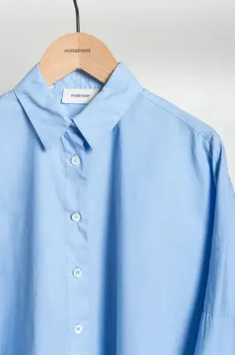 Everyday Shirts – GIOIA 77DT1622 – CELESTE UNITO TINTO CAPO / GAR.DYED L.BLUE PLAIN — photo 2
