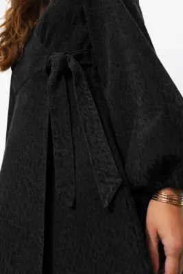 Robe portefeuille léopard — photo 5