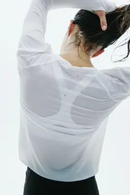 Top de sport DryMove™ - Blanc — photo 3