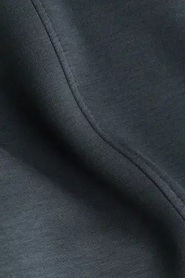 Pantalon en scuba avec taille élastique - Gris foncé — photo 3