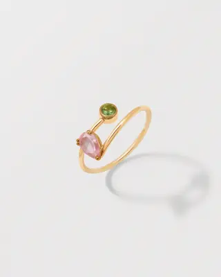 BAGUE AINA - Or jaune 18 carats — photo 1