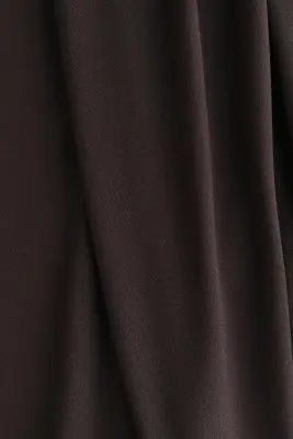 Robe maxi avec jupe tulipe - Marron foncé — photo 5