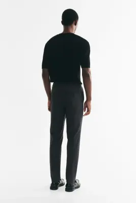 Pantalon chic Slim Fit - Gris foncé — photo 3