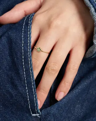 BAGUE MADELEINE - Or jaune 18 carats — photo 2