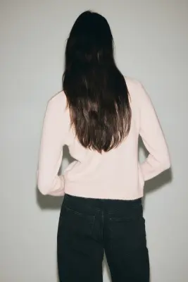 Gilet volanté - Rose clair — photo 2