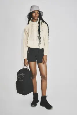 Veste de running déperlante - Ivoire/soleil — photo 3