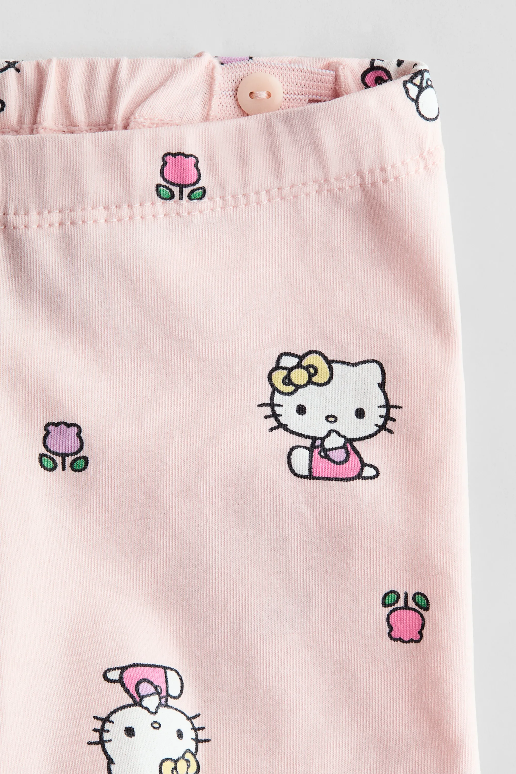 Ensemble imprimé 2 pièces en coton - Rose clair/Hello Kitty