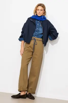 Pantalon chino taille haute — photo 2