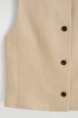 GILET DE TAILLEUR - SABLE — photo 5
