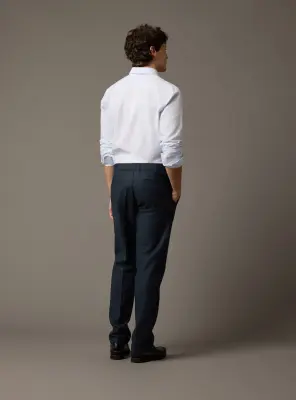 Pantalon Steven Navy Chiné — photo 5