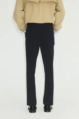Chino Slim Fit Four-way Stretch - Bleu marine — photo 2
