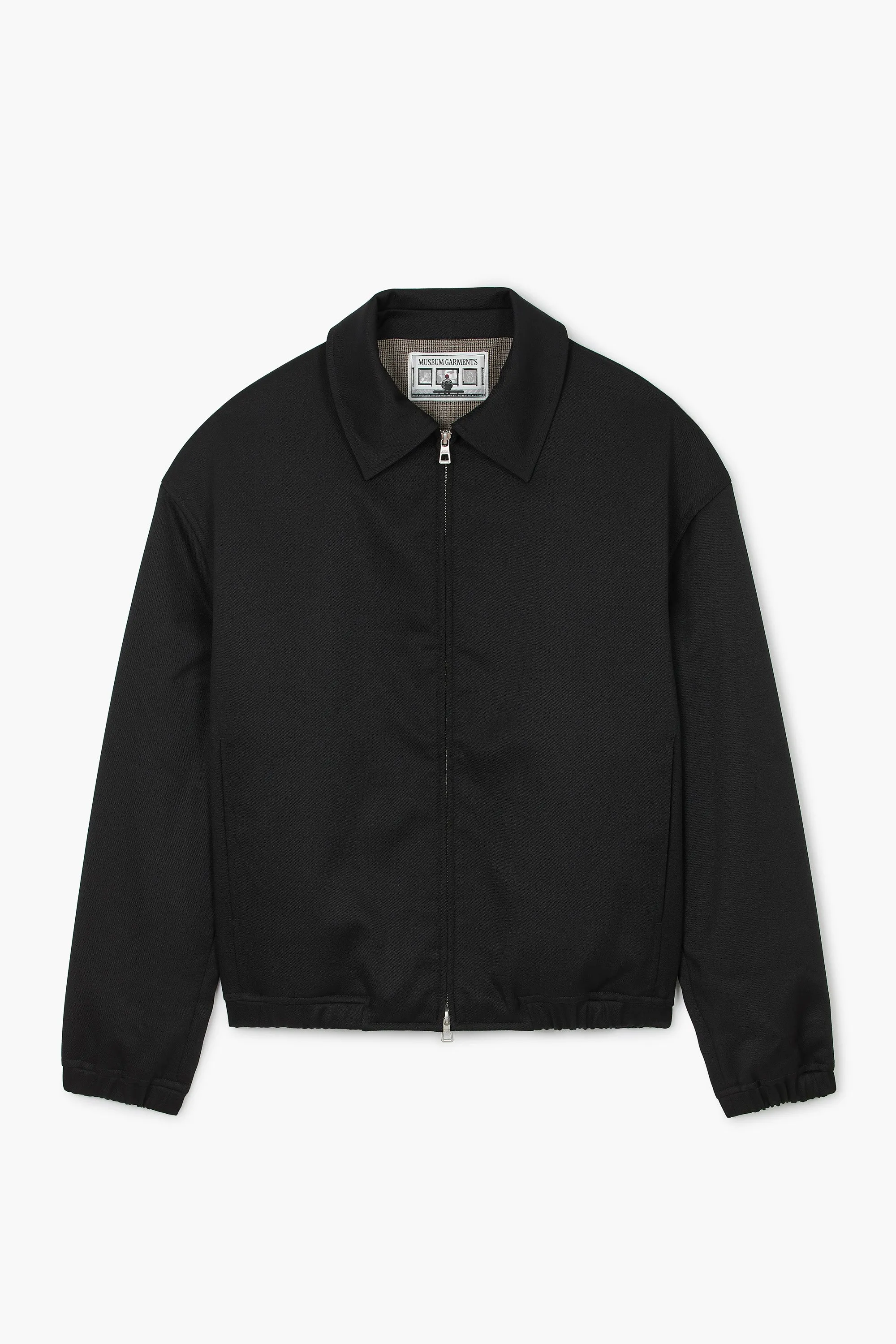 Exhibition Jacket - Gabardine de laine Noir