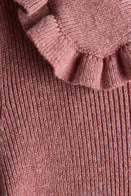 Robe en maille de coton - Rose ancien — photo 4