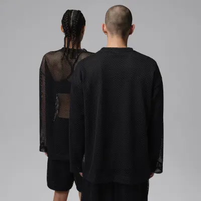 Jordan x Union x Fragment Long Sleeve Jersey Black/Ivory — photo 5