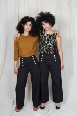 Pantalon Sailor – Mamamushi Studio - Noir
