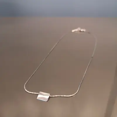 Finesse, the classic metal plate necklace. — photo 3