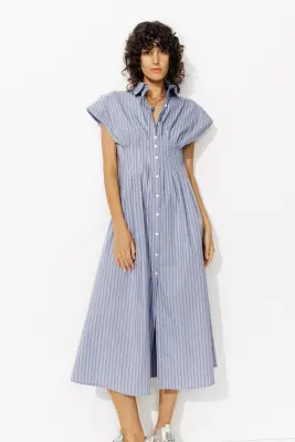 Robe-chemise midi — photo 2