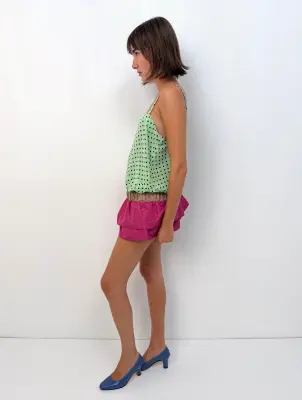Silk Ruffled Skirt — photo 3