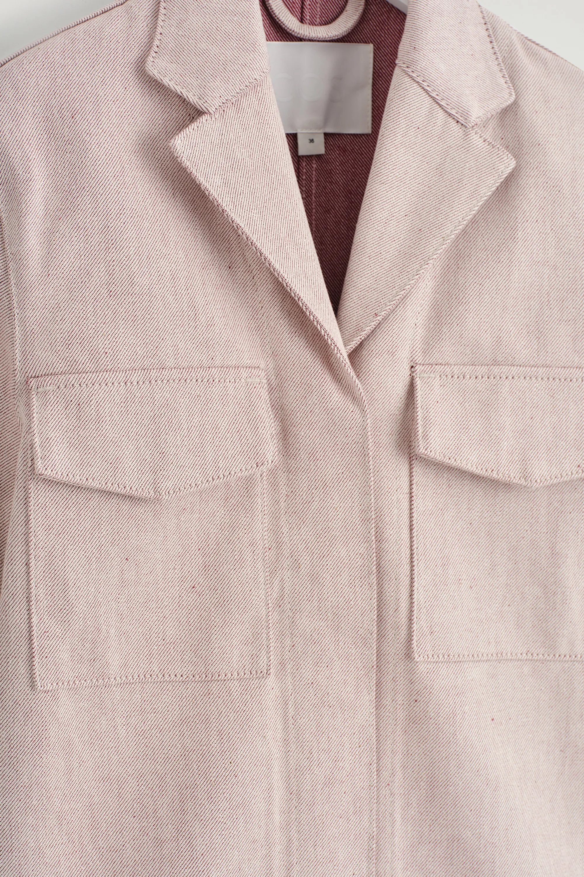 VESTE WORKWEAR DENIM - ROSE CLAIR