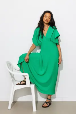 Robe longue et unie Femme — photo 3