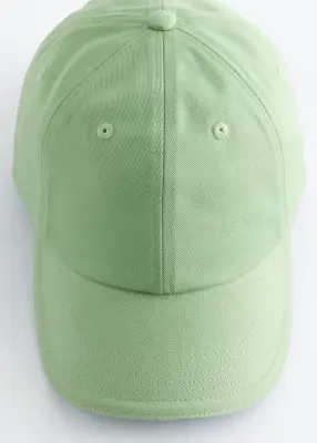 Casquette en sergé de coton - Vert — photo 2