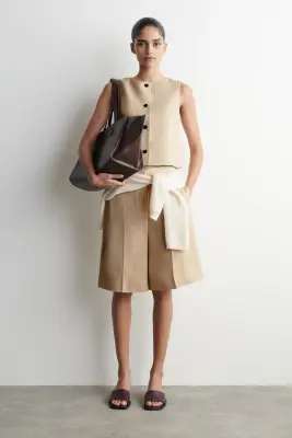 GILET DE TAILLEUR - SABLE — photo 3