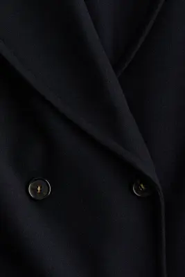 Manteau oversize - Bleu marine — photo 4