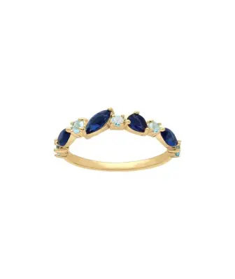Bague multi oz bleus t58 5220por-58