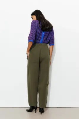 Pantalon balloon en maille — photo 4