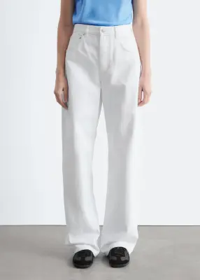 Jean barrel - Blanc — photo 3