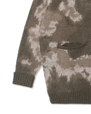 Blurry Jaquard Cardigan Grey — photo 4