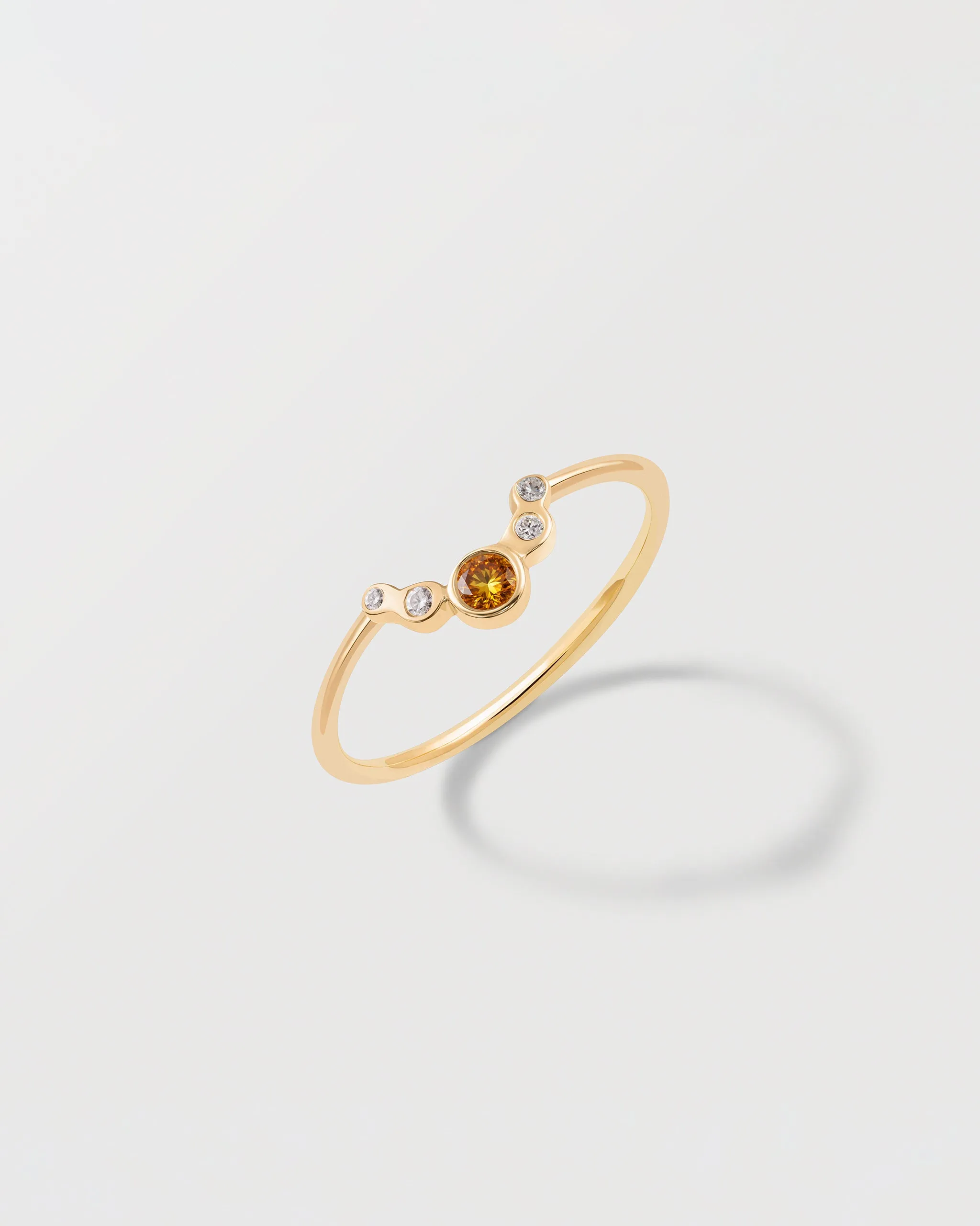 BAGUE FANNY - Or blanc 18 carats