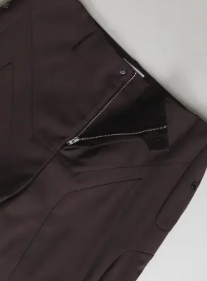 Bionic Pants in Chocolate Grained Nylon — photo 3