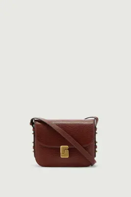 SAC BELLISSIMA MINI COGNAC LÉZARD — photo 1