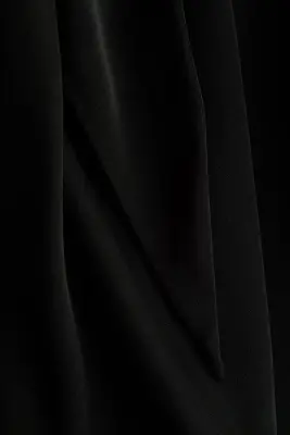 Robe avec détail à nouer - Noir — photo 4
