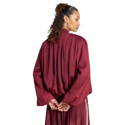 Adidas Pleated Track Top Shadow Red — photo 3