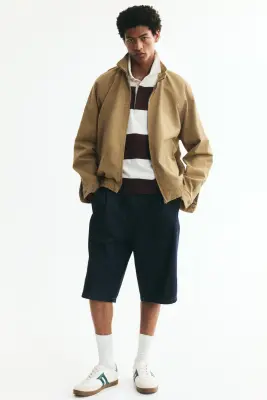 Veste style Harrington - Beige — photo 1
