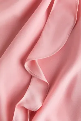 Robe à panneau drapé - Rose — photo 3