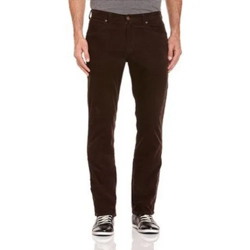 WRANGLER PANTALON ARIZ VELOURS Marron fonce