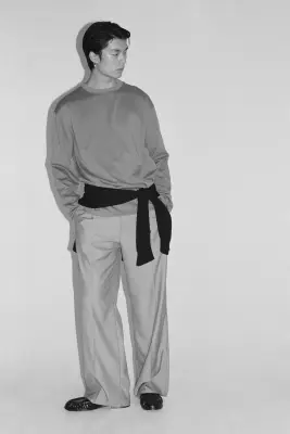 T-shirt à manches longues Cooling Relaxed Fit - Taupe — photo 3