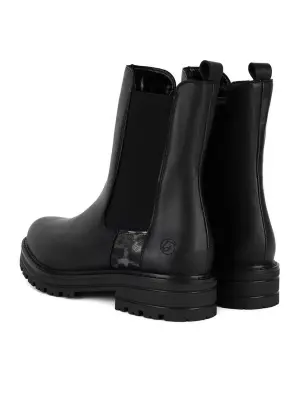 Bottines Remonte D2286-03 Noires - Lacets Grande Pointure Femme — photo 3