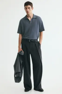 Polo Relaxed Fit - Turquoise foncé — photo 2
