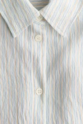Chemise oversize - Blanc/rayures bleues — photo 5