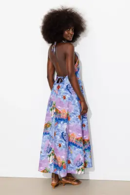Robe midi dos nu paysage — photo 4