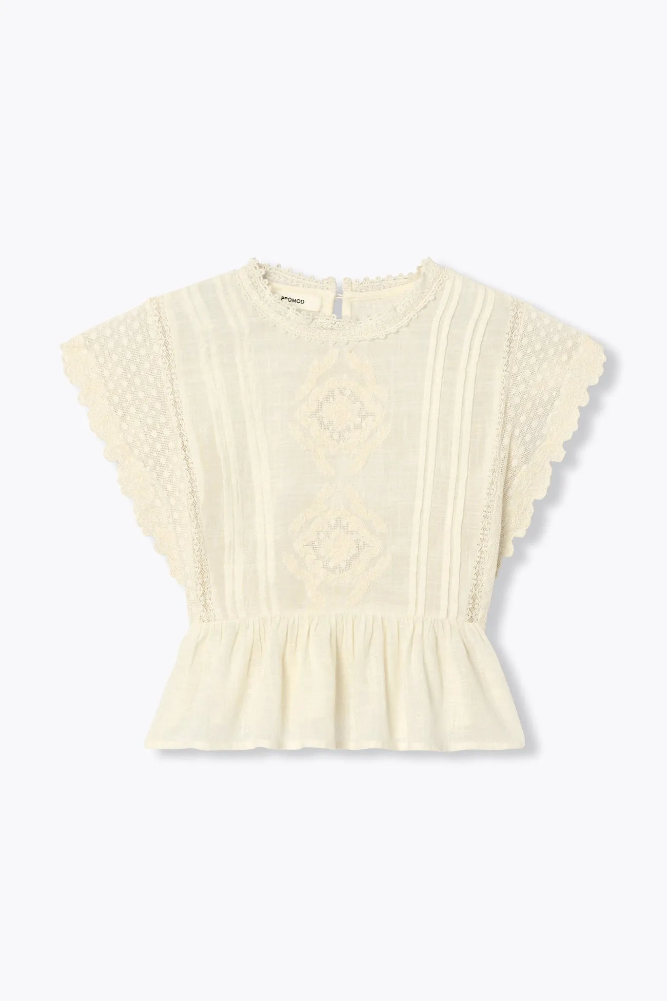 Blouse rétro-romantique Femme