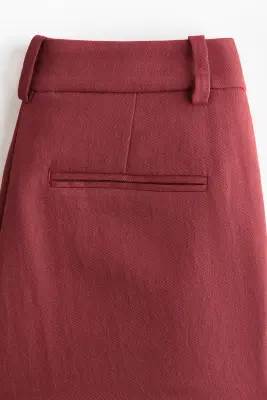 Pantalon chic - Rouge foncé — photo 3