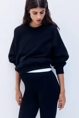 MAMA Legging côtelé Seamless - Noir — photo 3